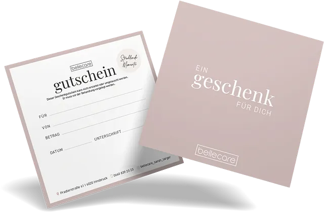 Kosmetik-Geschenkgutschein